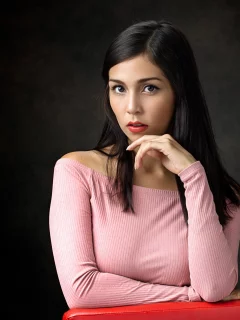 девушка, взгляд красивая