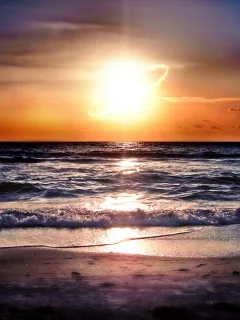 море, рассвет