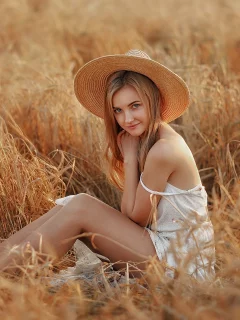 девушка, взгляд красивая