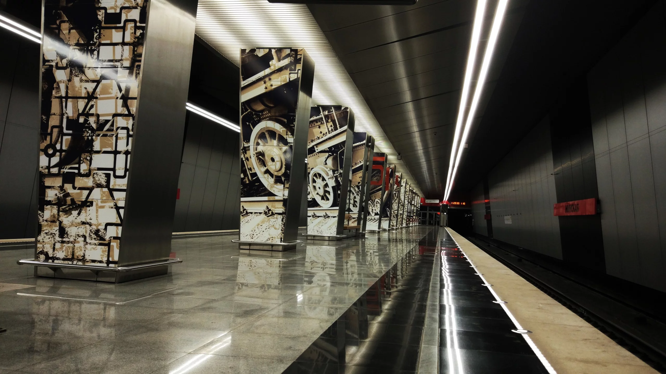 метро, станция, перспектива
