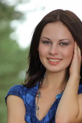 девушка, взгляд красивая