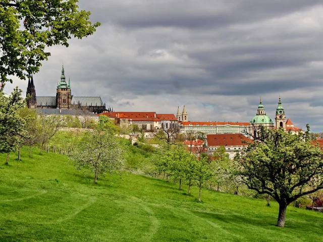 прага, облака