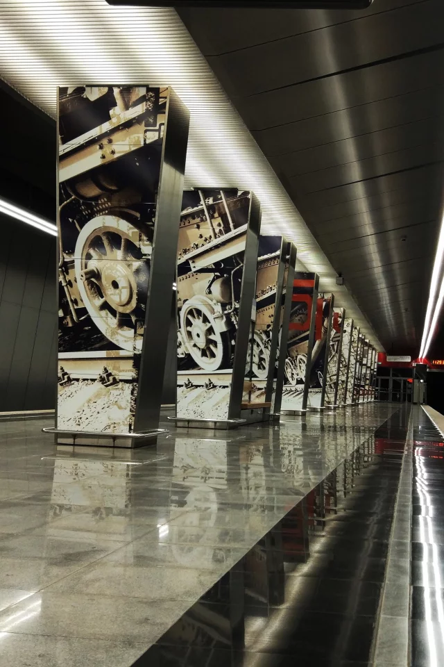 метро, станция, перспектива