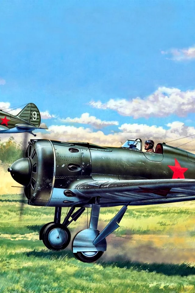 авиация, истребитель, поршневой, и16