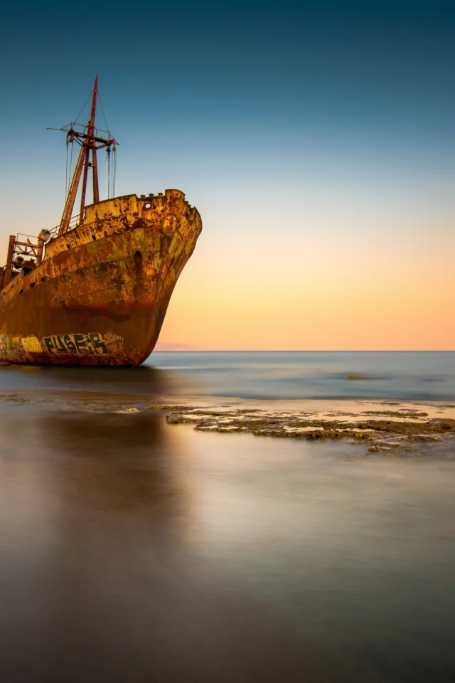 море, закат