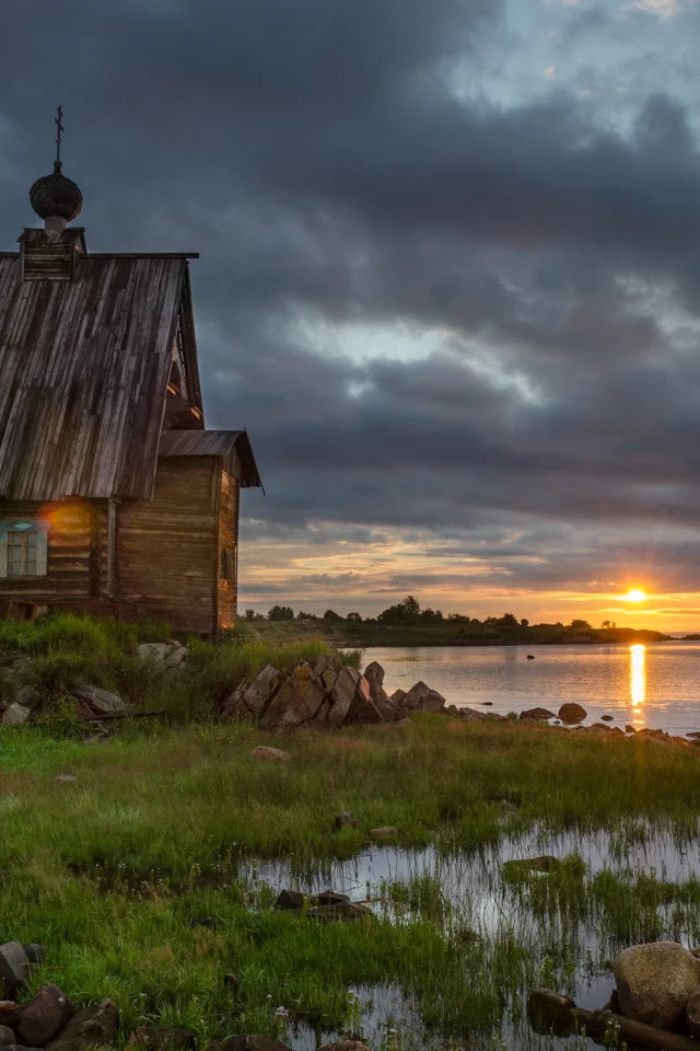 соловки, вода, камни