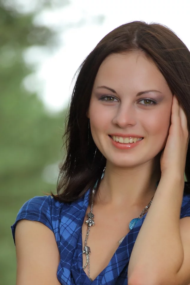 девушка, взгляд красивая