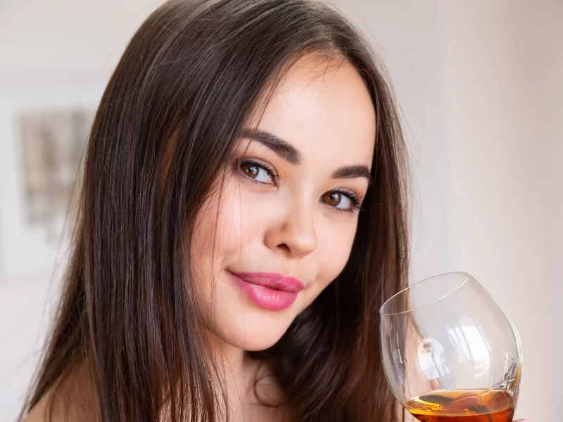 девушка, лицо, красивая