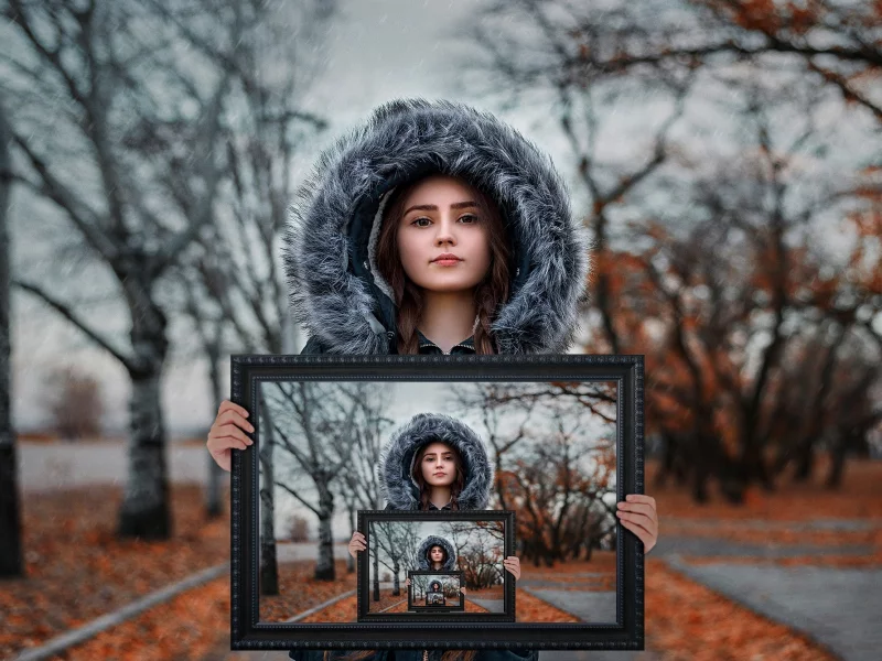 девушка, взгляд красивая