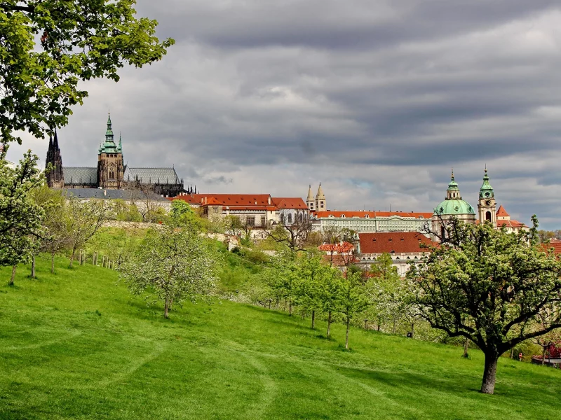 прага, облака