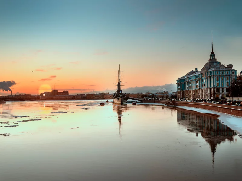 нева, спб, крейсер аврора