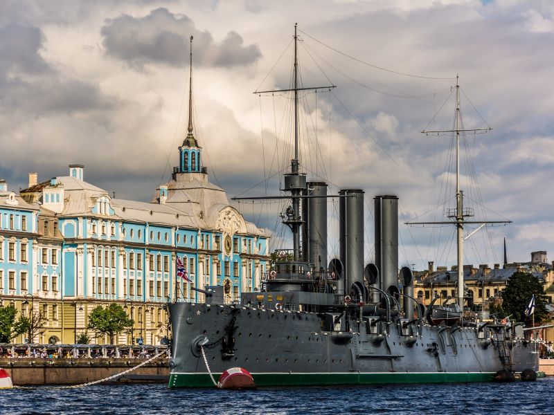 нева, спб, крейсер аврора