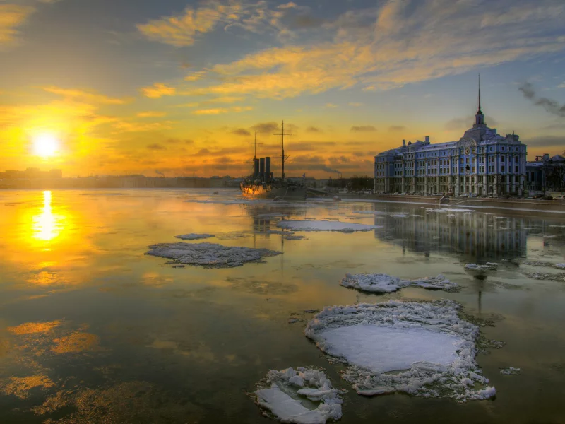 нева, спб, крейсер аврора