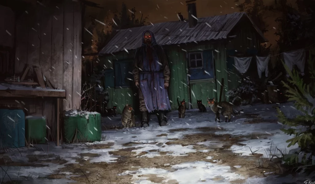 ночь, дом