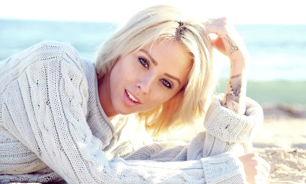 блондинка, alysha nett