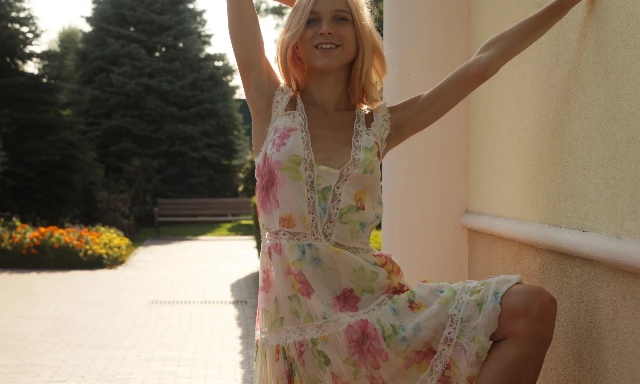 девушка, взгляд красивая