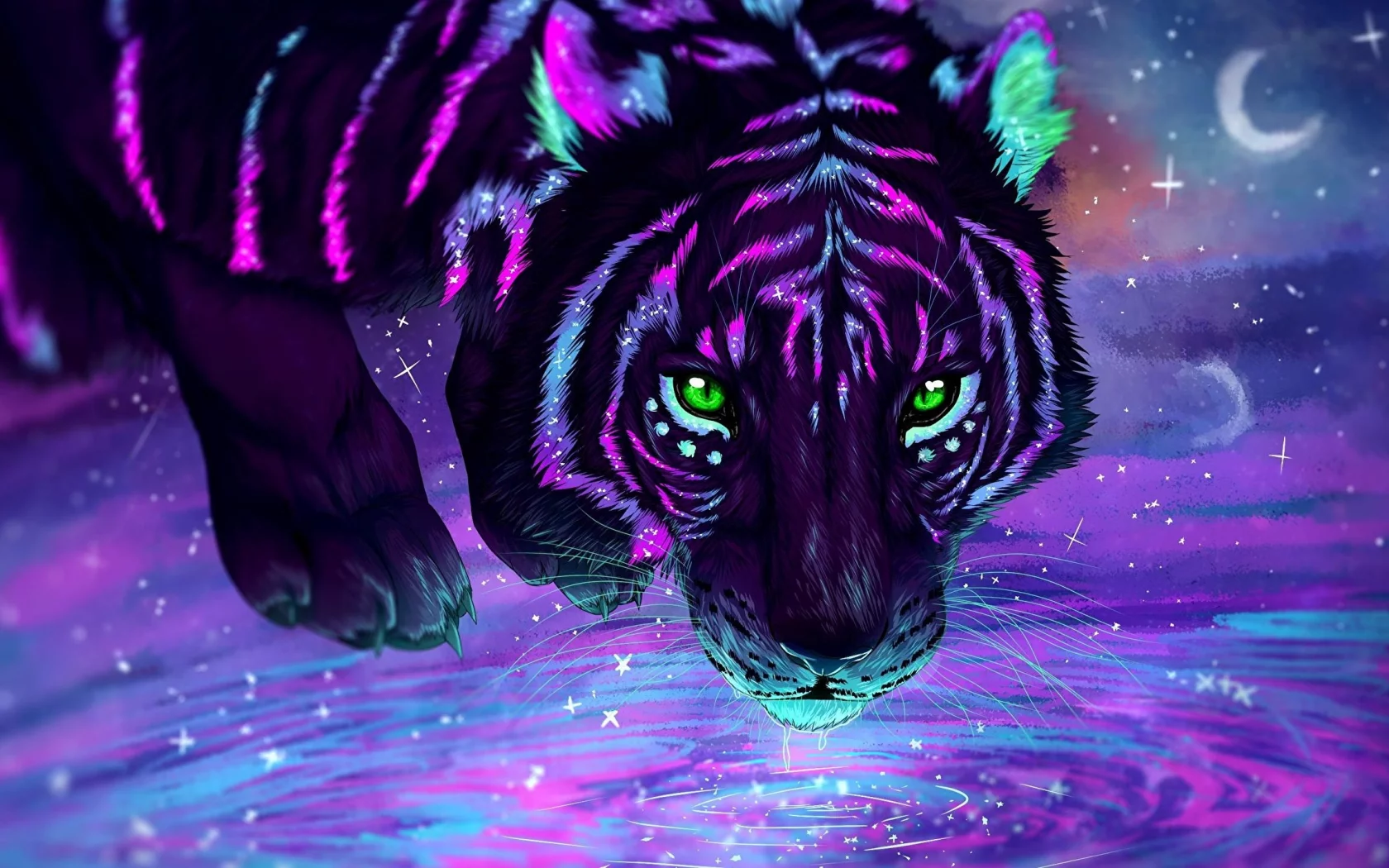 животные, тигр, хищник