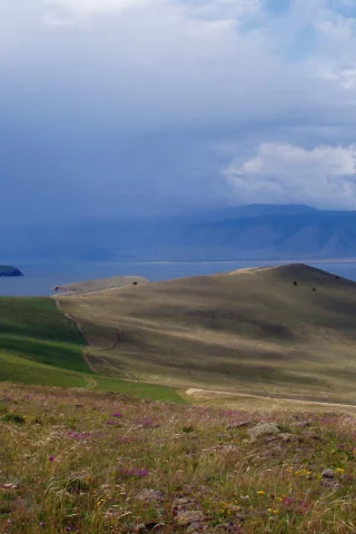 природа, горы, облака