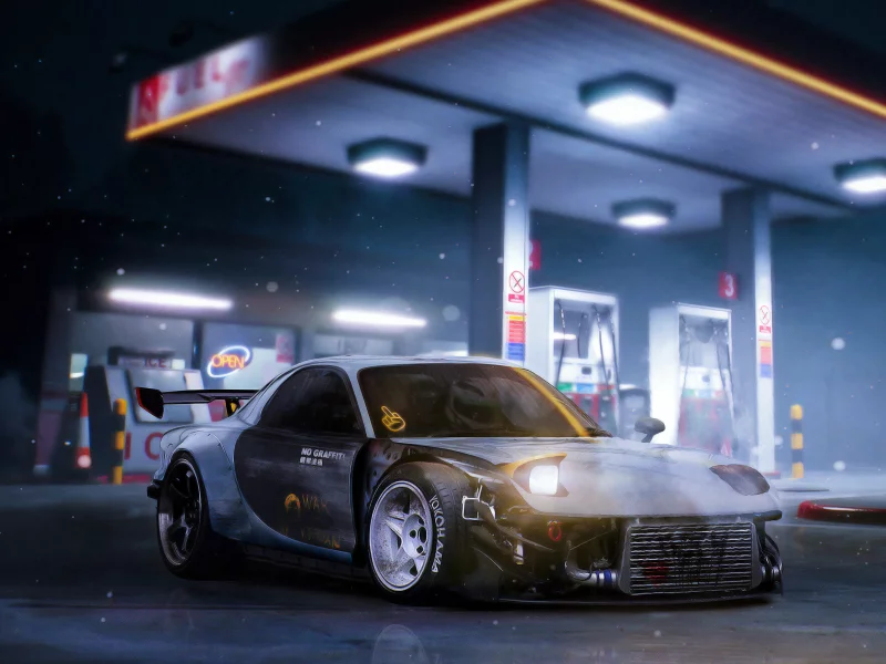 машина, mazda, mazda rx7, купе