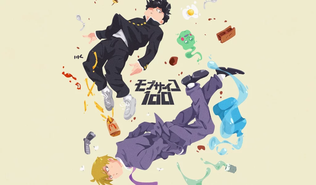 моб психо 100, mob psycho 100, кагеяма шигео, рейген аратака