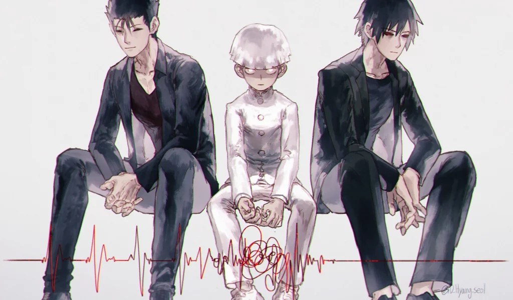 моб психо 100, mob psycho 100