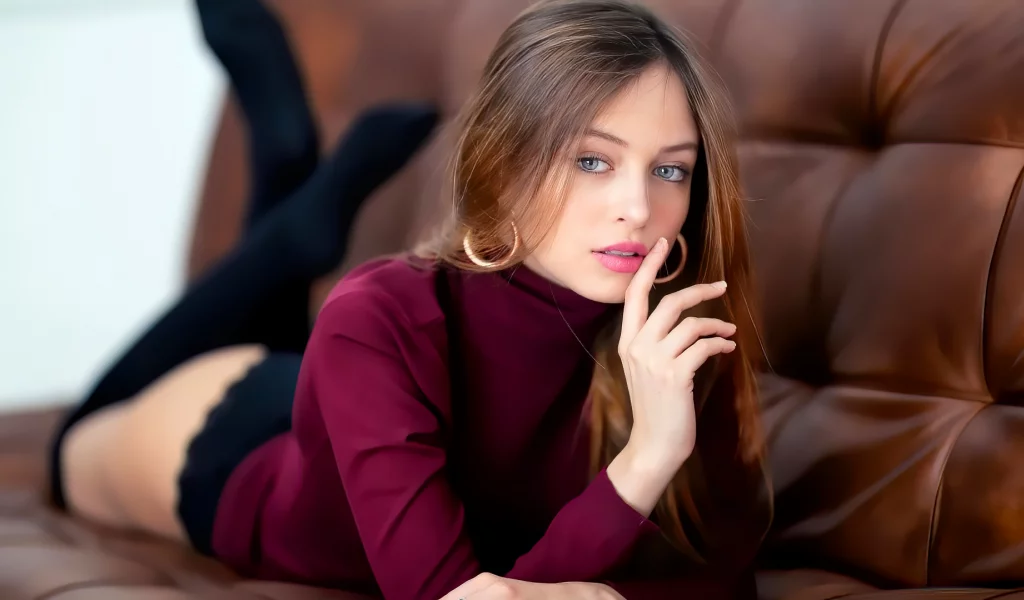 девушка, взгляд