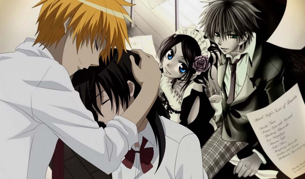 kaichou wa maid sama, президент студсовета горничная