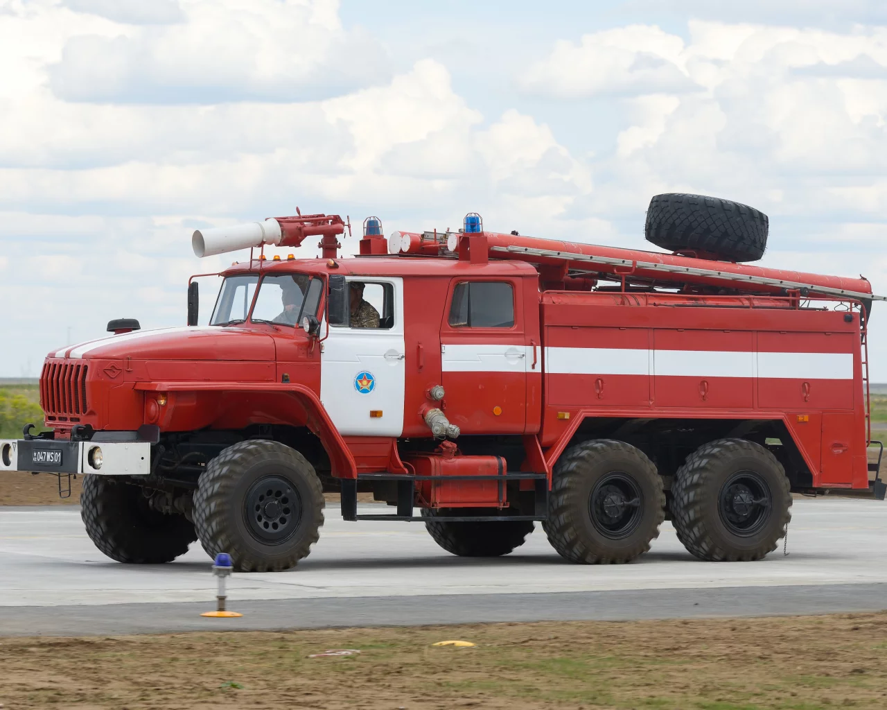 урал 4320, грузовик, пожарка