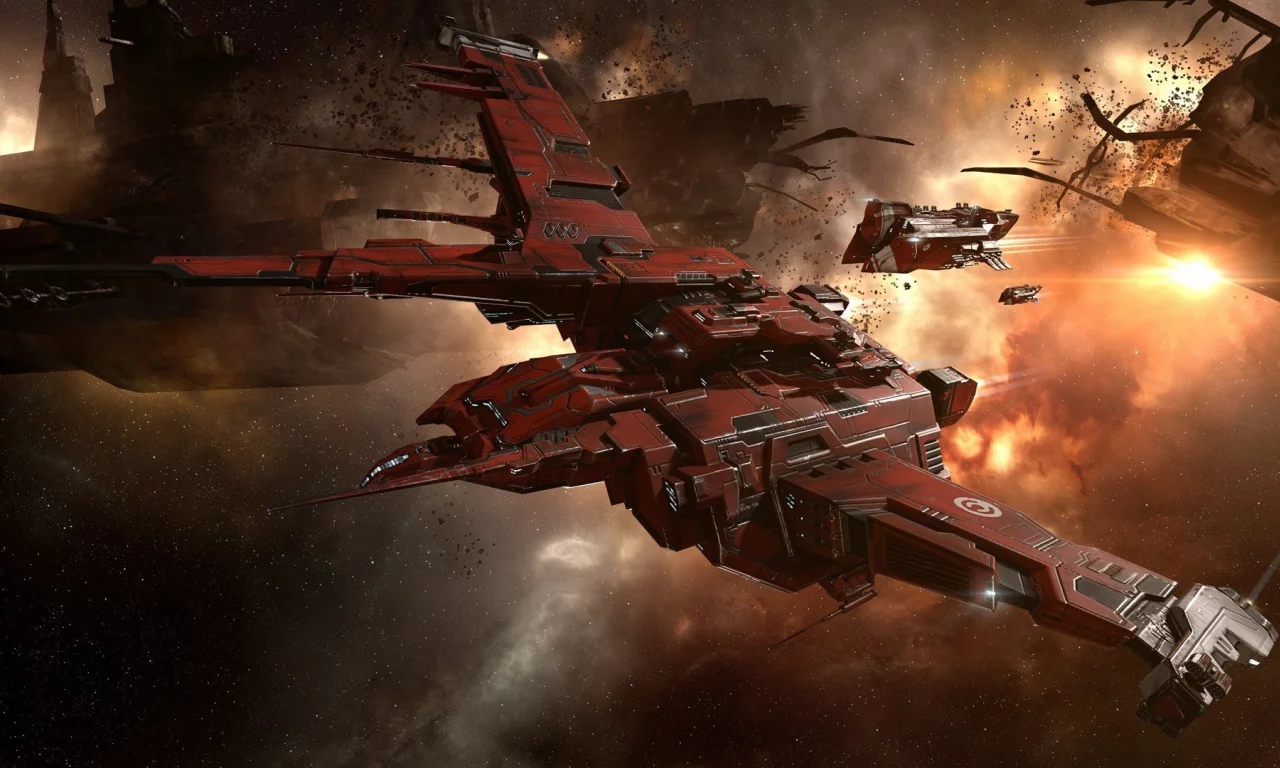 eve online, космический корабль, космос