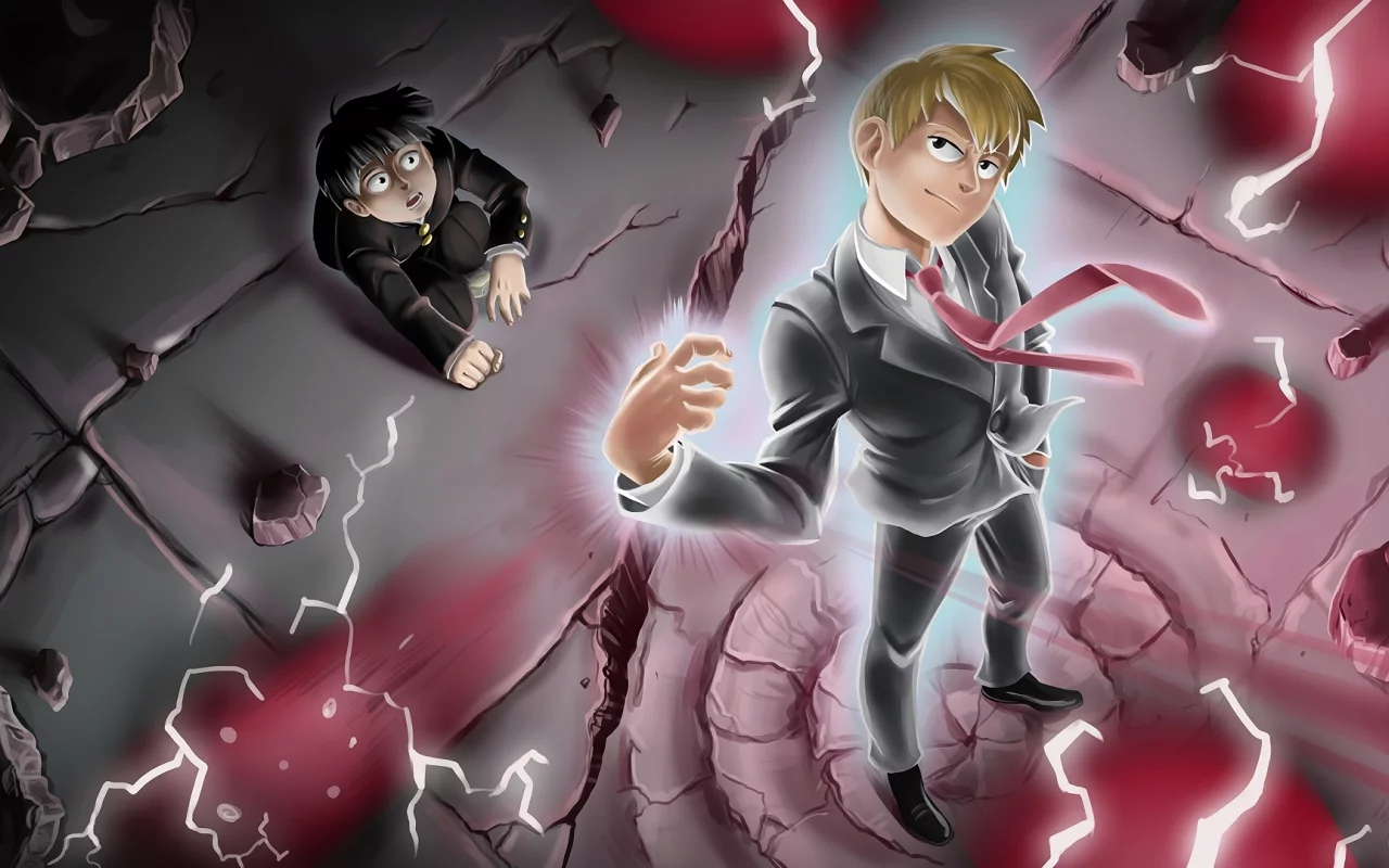 моб психо 100, mob psycho 100, кагеяма шигео, рейген аратака