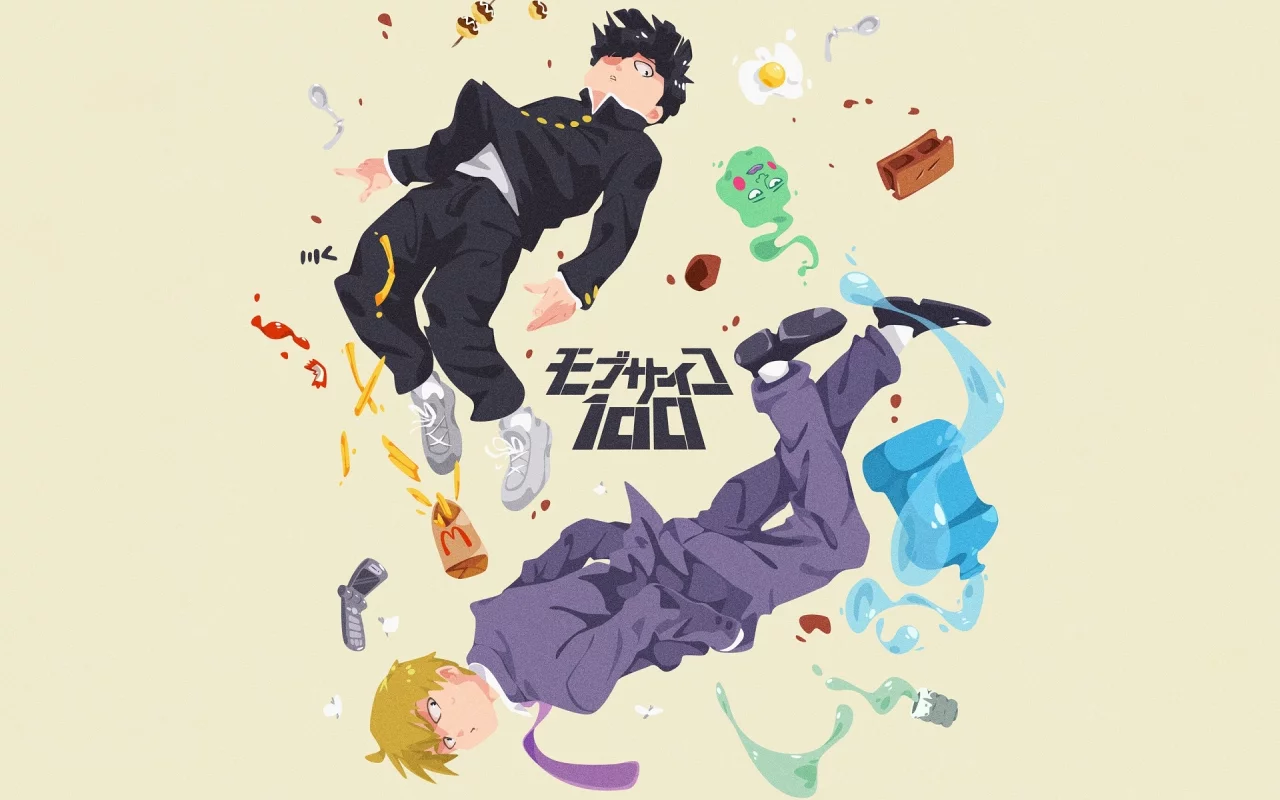 моб психо 100, mob psycho 100, кагеяма шигео, рейген аратака
