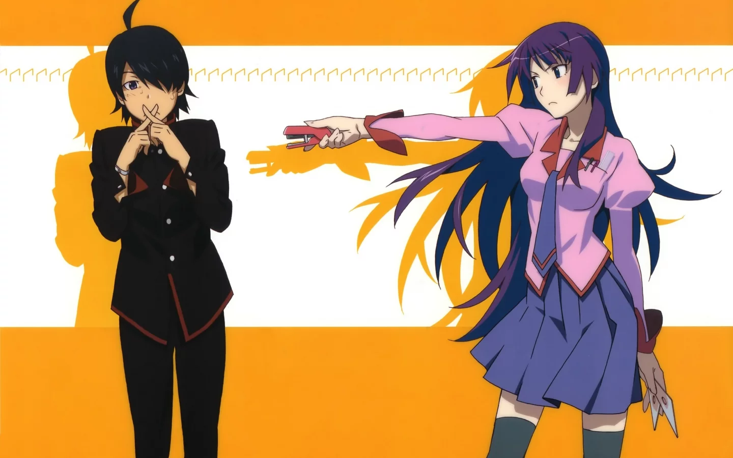 bakemonogatari, персонажи