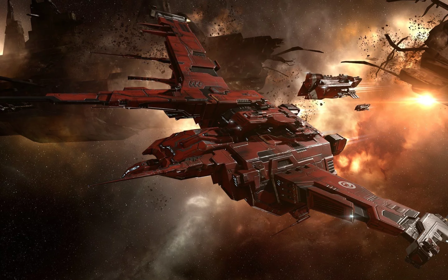 eve online, космический корабль, космос