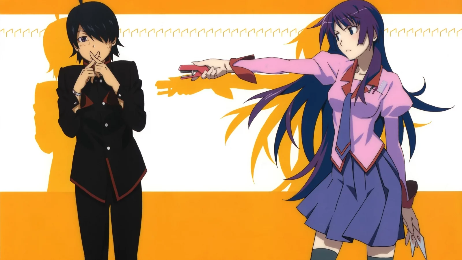 bakemonogatari, персонажи