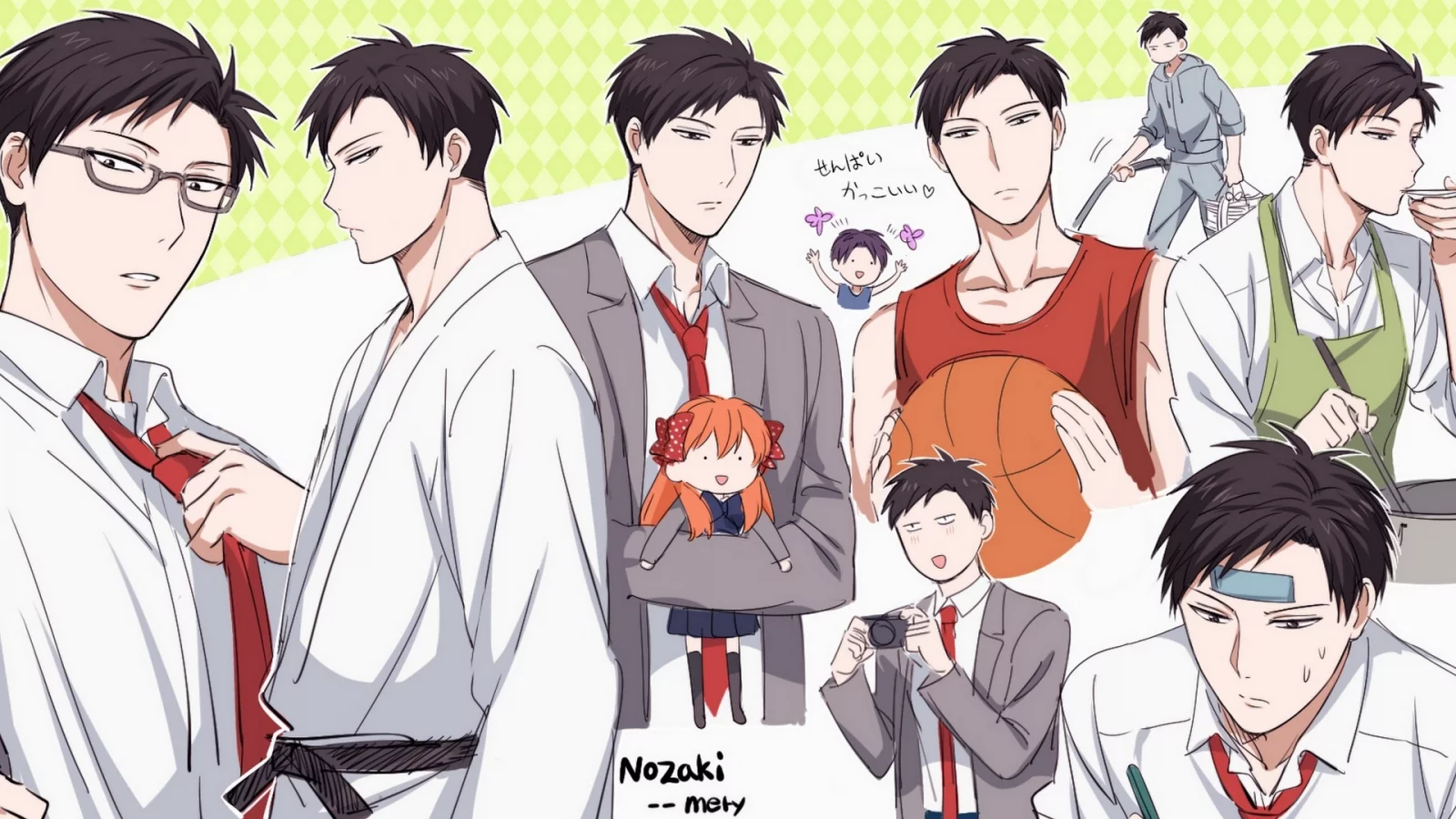 gekkan shoujo nozaki kun, сёдзё манга нозаки куна
