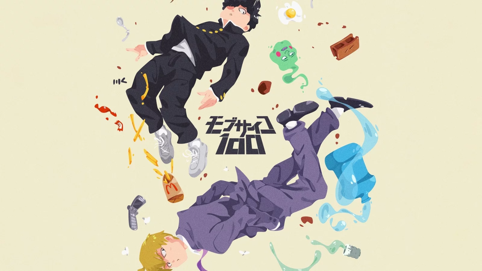 моб психо 100, mob psycho 100, кагеяма шигео, рейген аратака