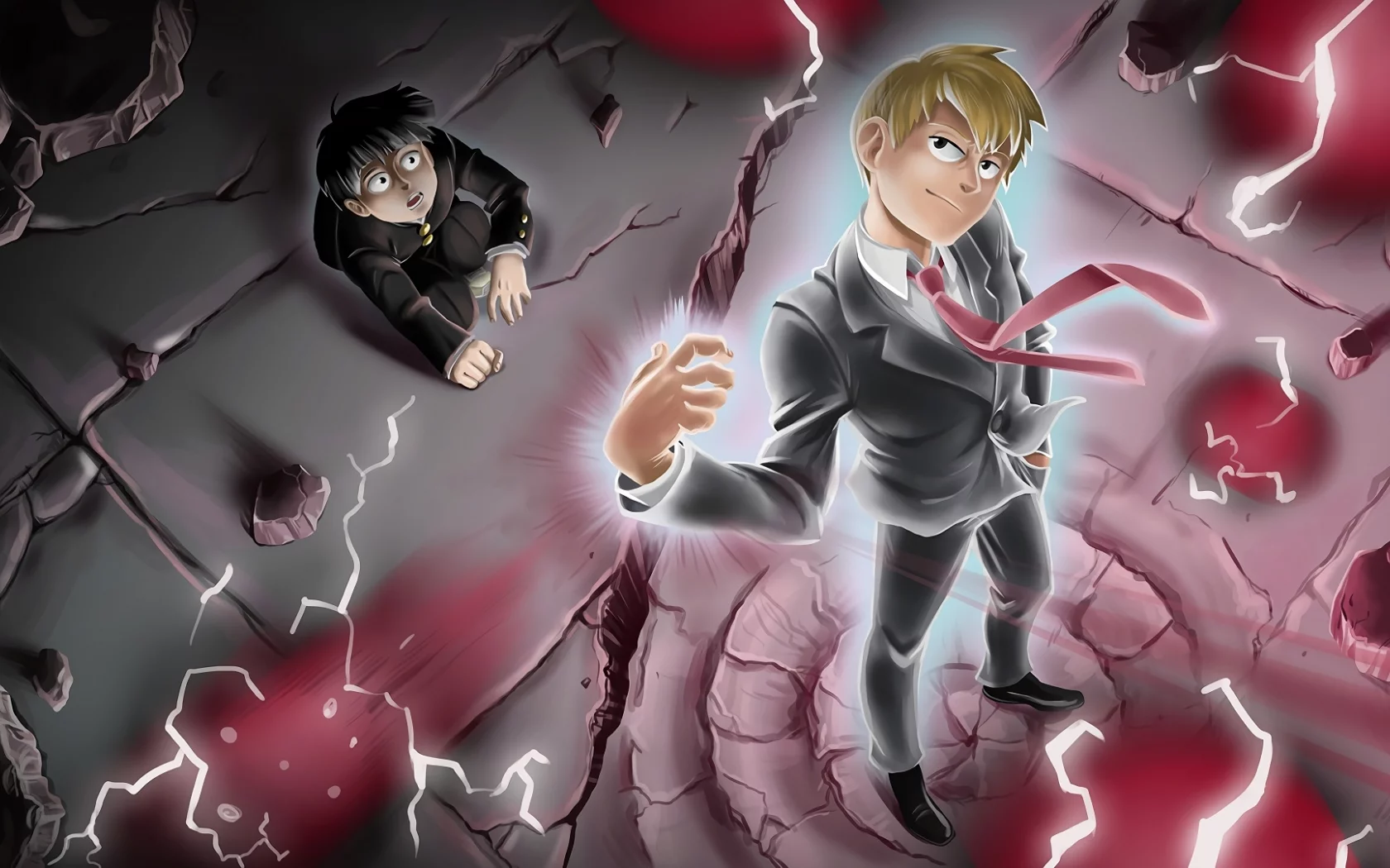моб психо 100, mob psycho 100, кагеяма шигео, рейген аратака