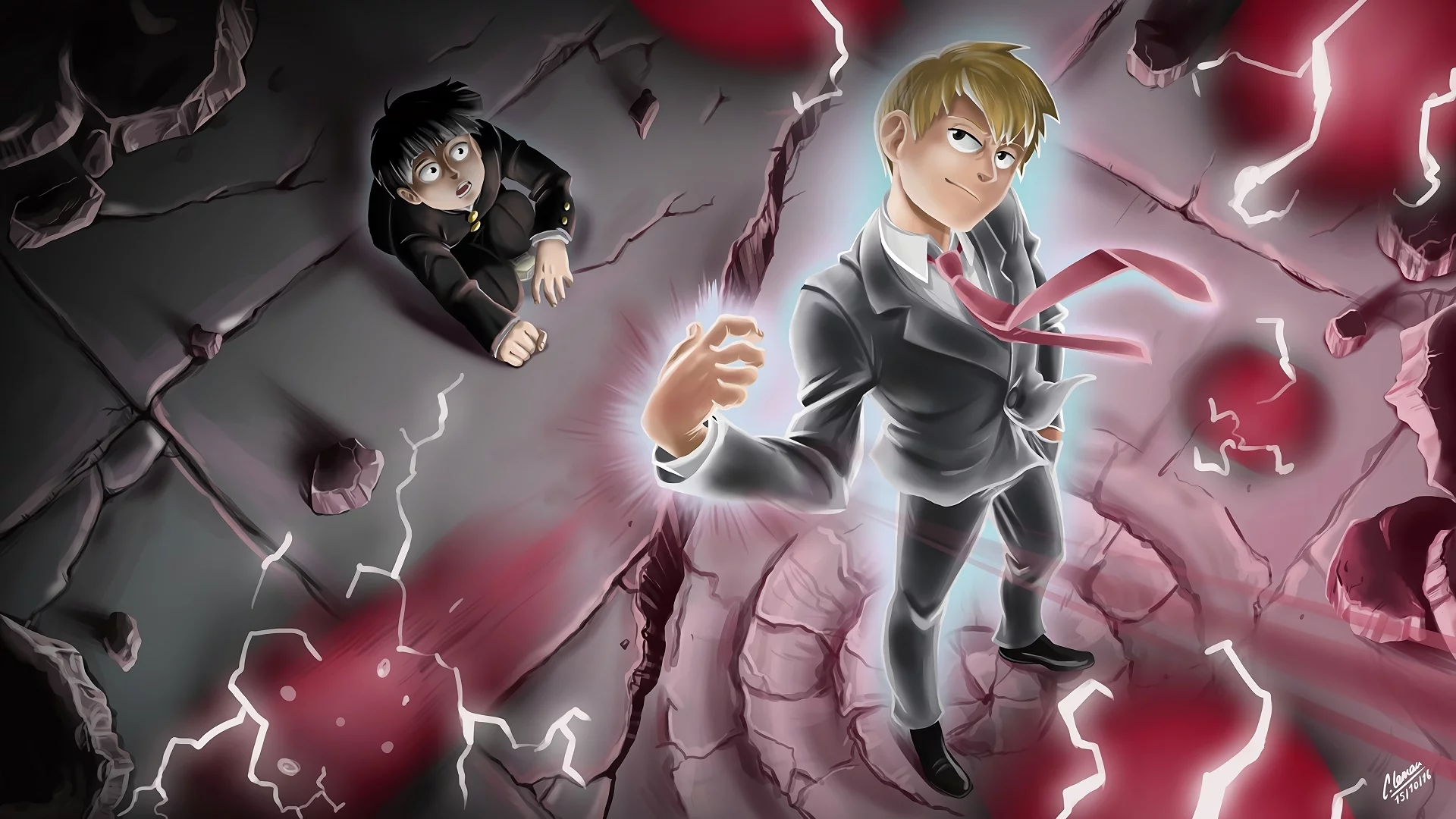 моб психо 100, mob psycho 100, кагеяма шигео, рейген аратака