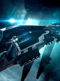 eve online, космический корабль, космос
