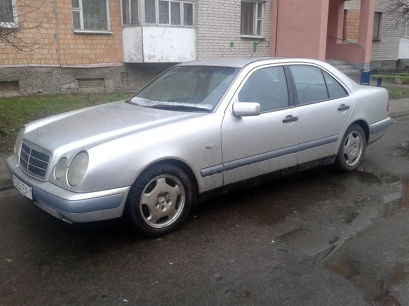 фото, авто, мерседес, серый