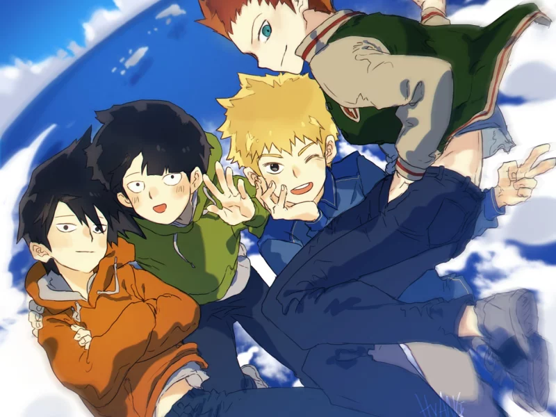 моб психо 100, mob psycho 100