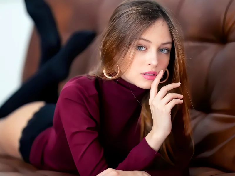 девушка, взгляд