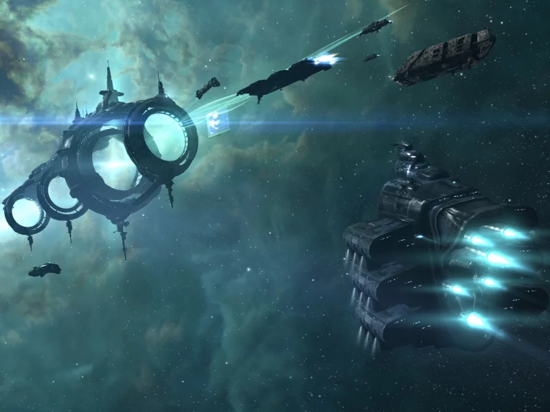 eve online, космический корабль, космос