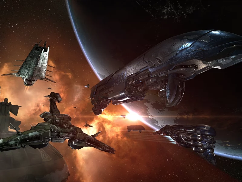 eve online, космический корабль, космос