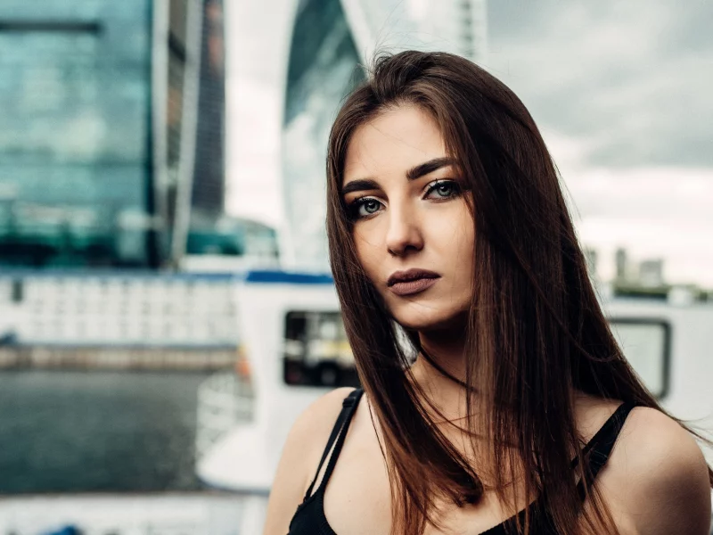 девушка, красивая