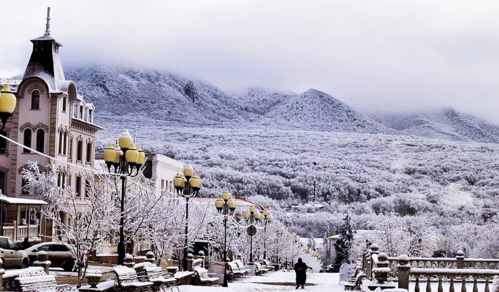 город, день, зима