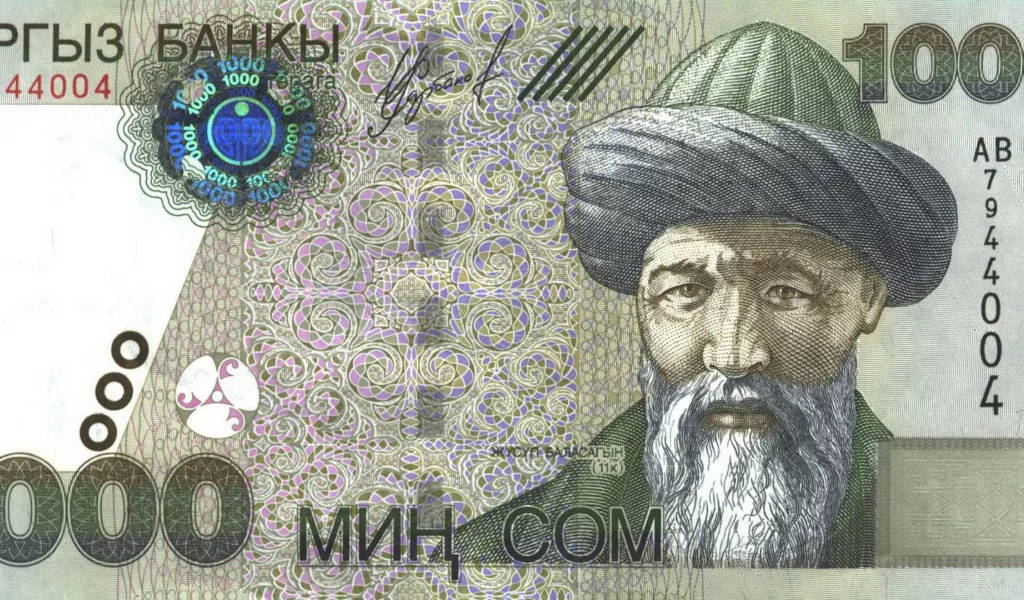 деньги, киргизия, 1000, сомов