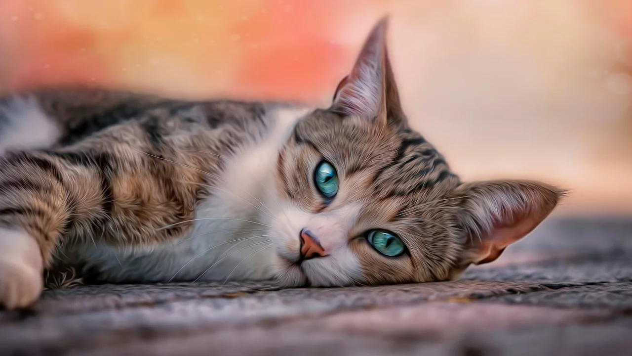 кошка, животные, взгляд