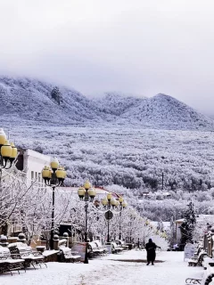 город, день, зима