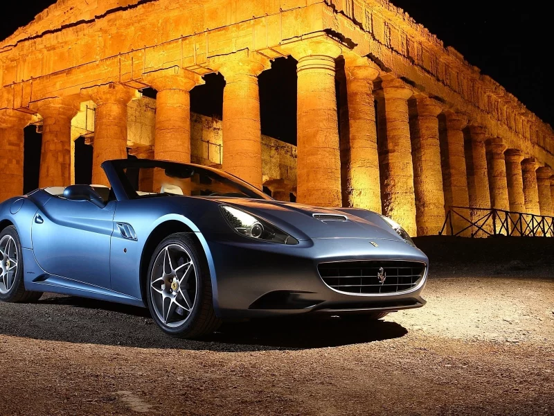 auto, ferrari, california
